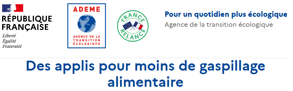 LOGO ADEME lutter contre le gaspillage alimentaire